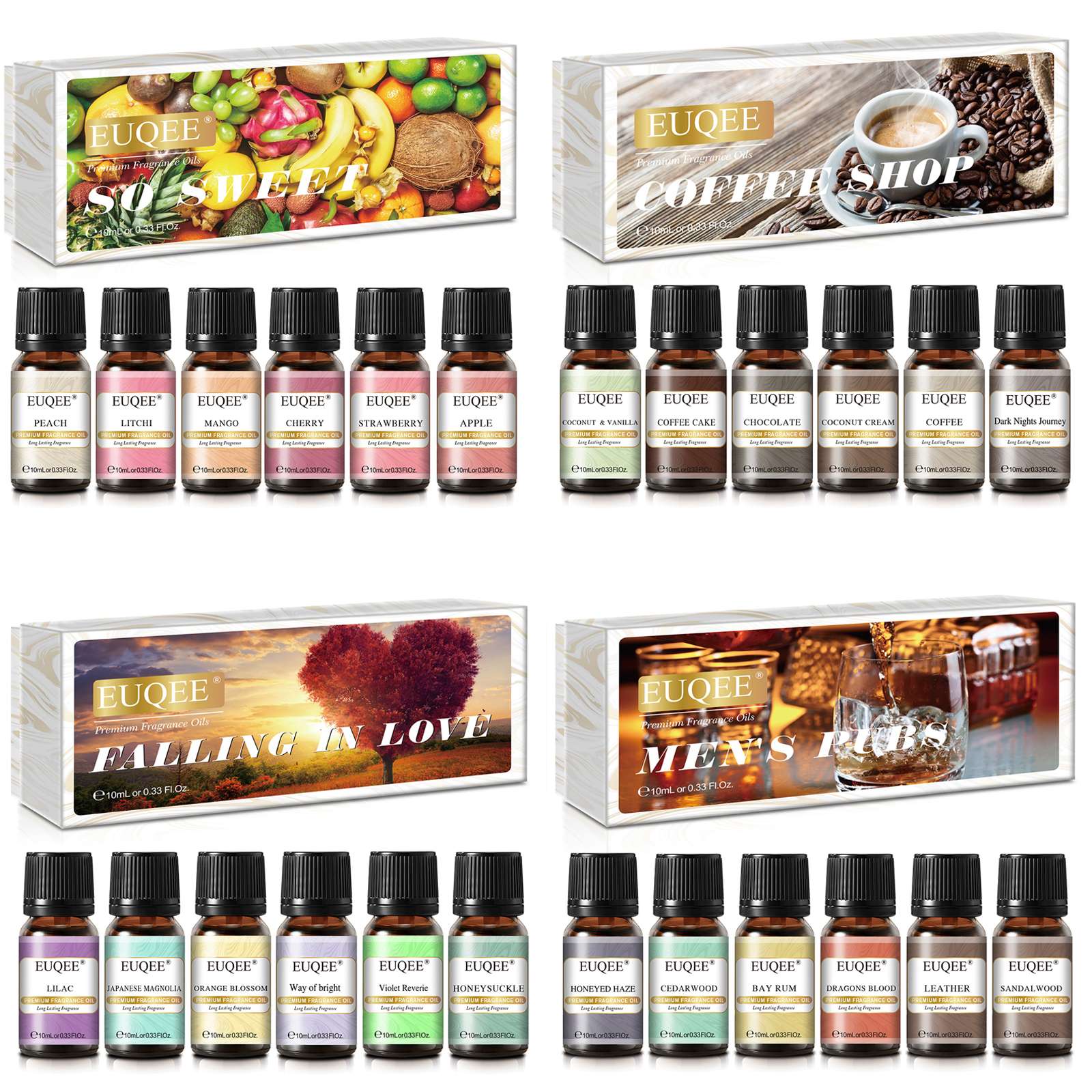 Kit 6 Óleos Aromáticos